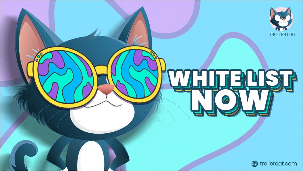 meme coins, Troller Cat whitelist, early access crypto, next meme coin, top meme coins, high staking rewards, play-to-earn meme coins, deflationary crypto, early investor benefits, crypto presale, Troller Cat presale, Troller Cat $TCAT, join Troller Cat whitelist, crypto investment 2025, Celestia blockchain, Book of Meme coin, Pudgy Penguins crypto, 
